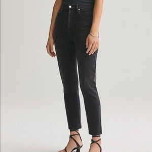 Agolde Riley High Rise Straight Crop